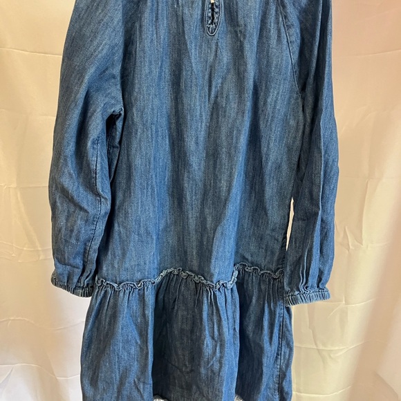 Denim and Red Kids Dress Set - Picture 6 of 11